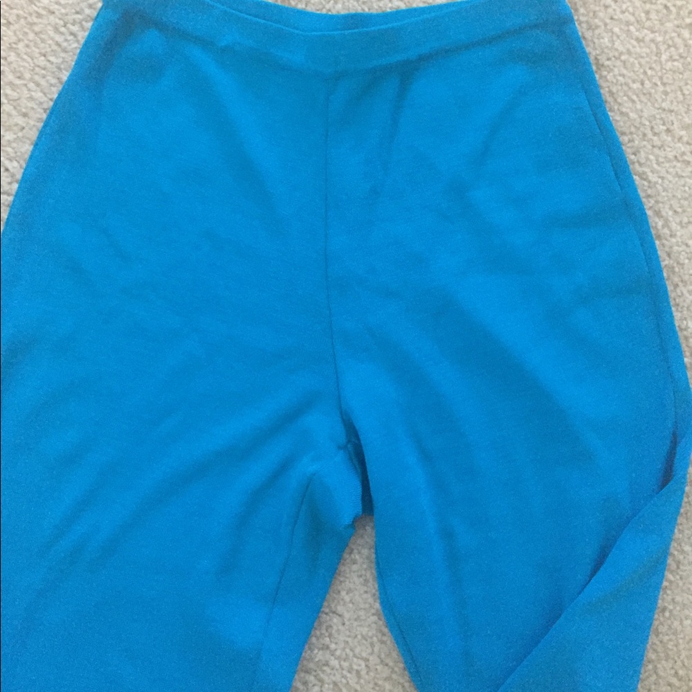 Ali Miles Turquoise Beaded Hi Waist Pants S - Picture 4 of 8